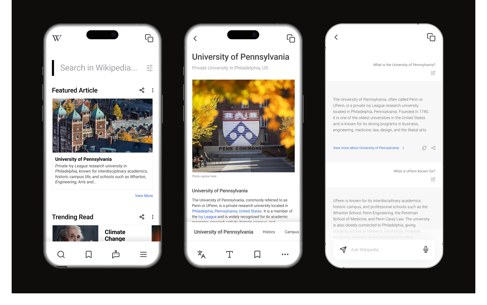 Wikipedia redesign — thumbnail