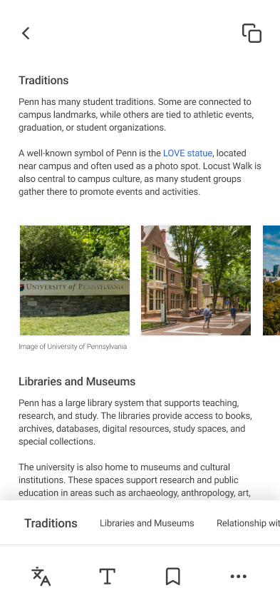 Article view — deep scroll with section context