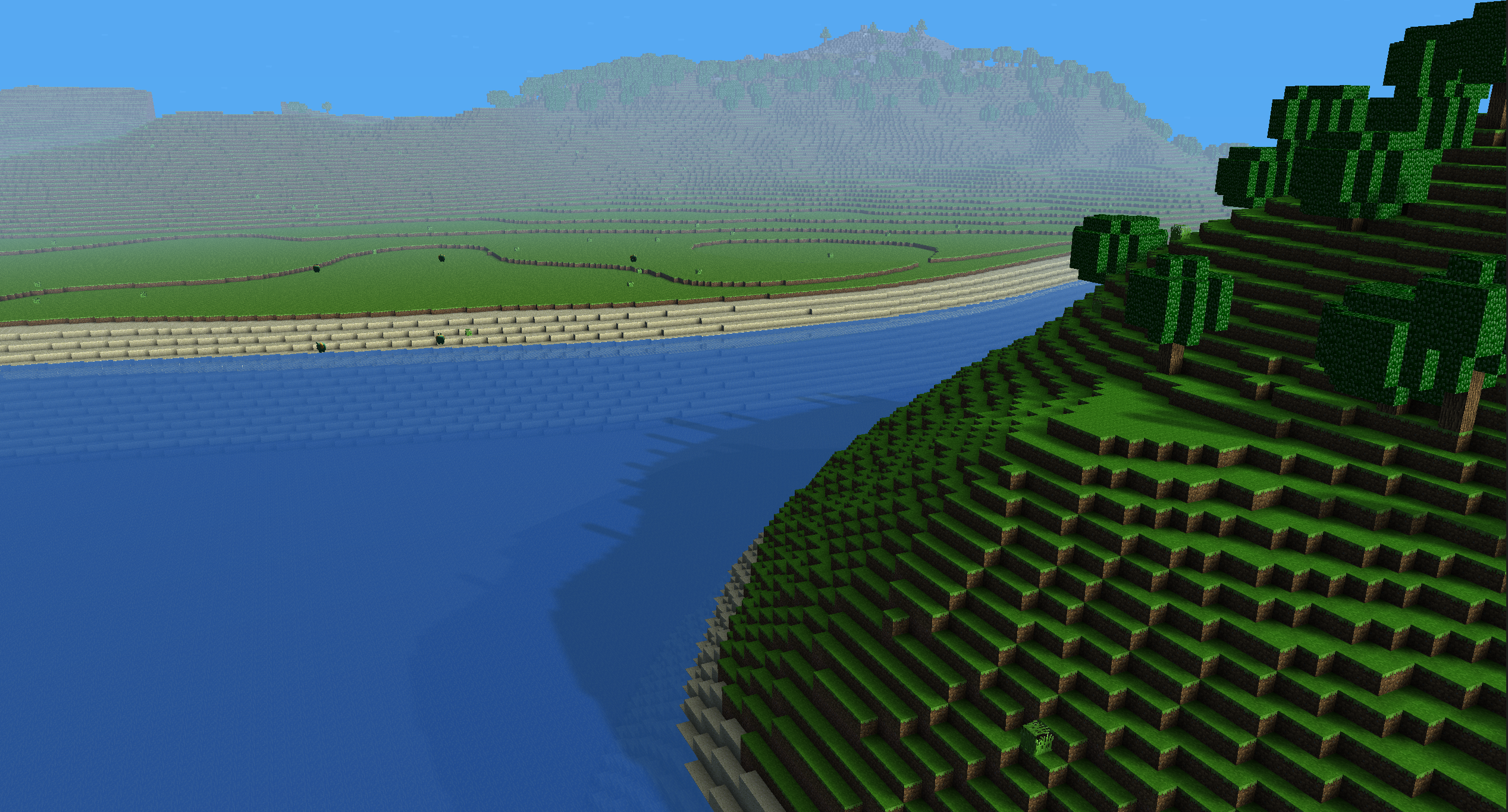 Shoreline and lake coastline