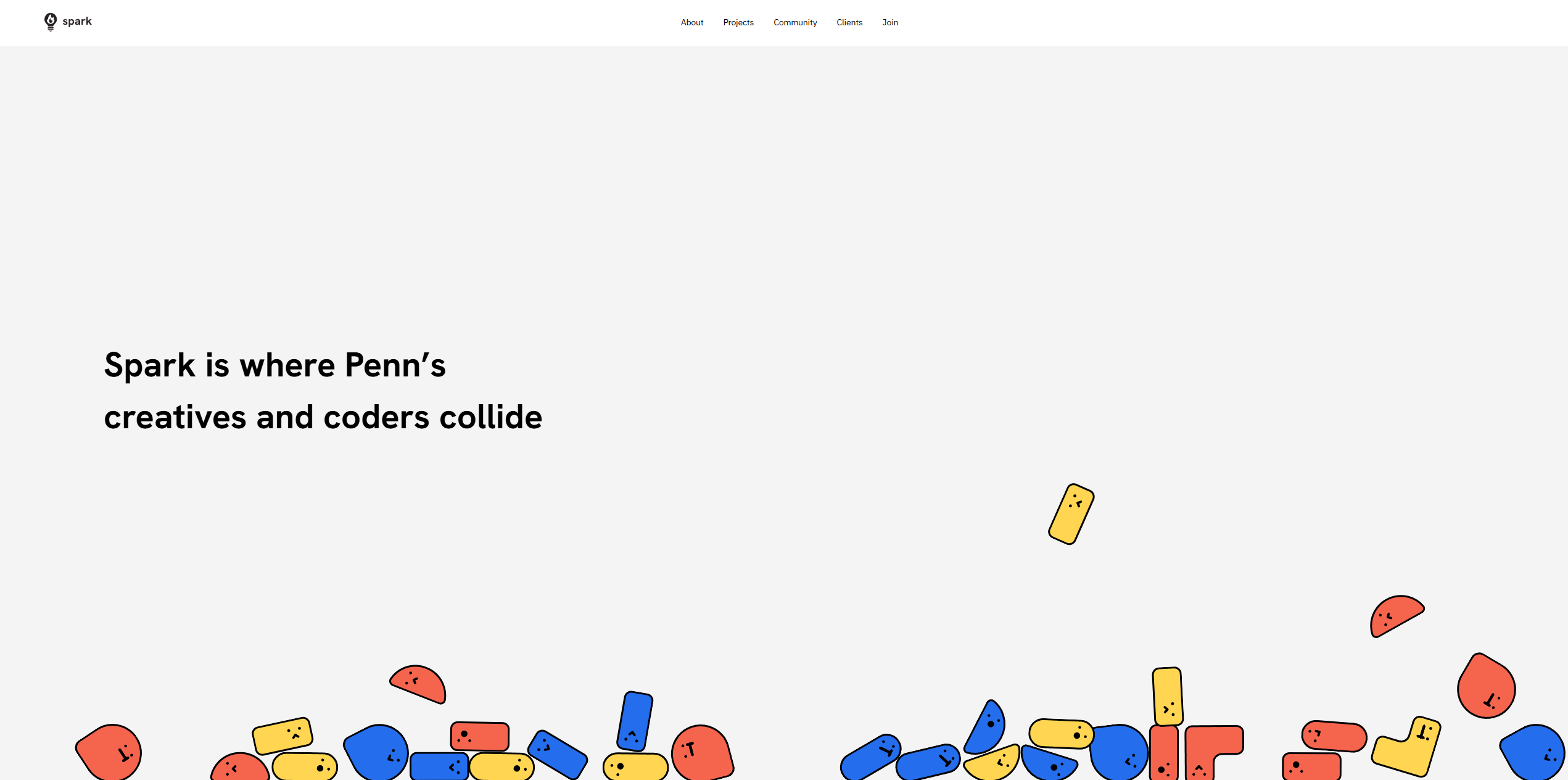 Penn Spark homepage redesign
