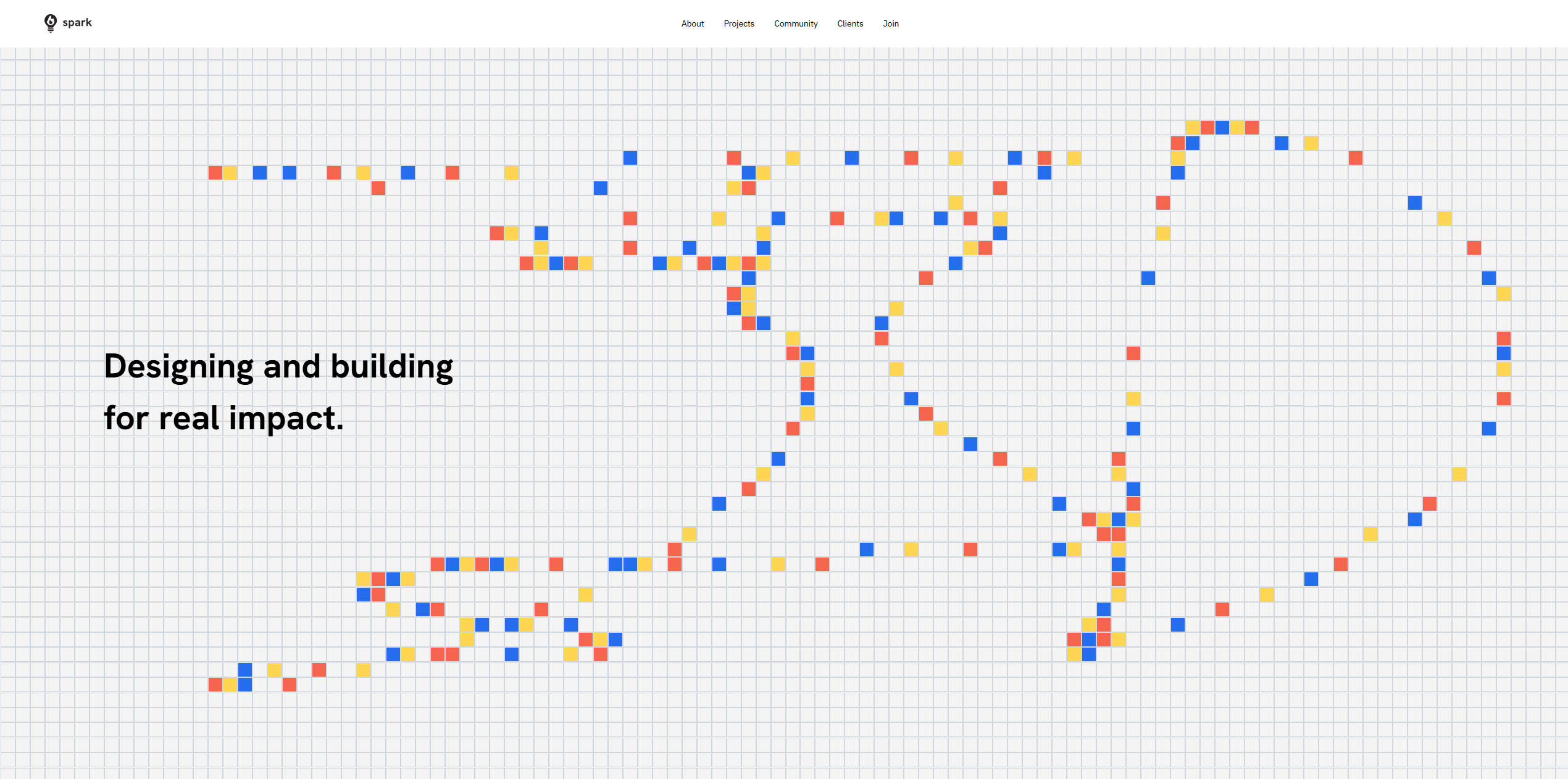 Penn Spark — pixel grid section